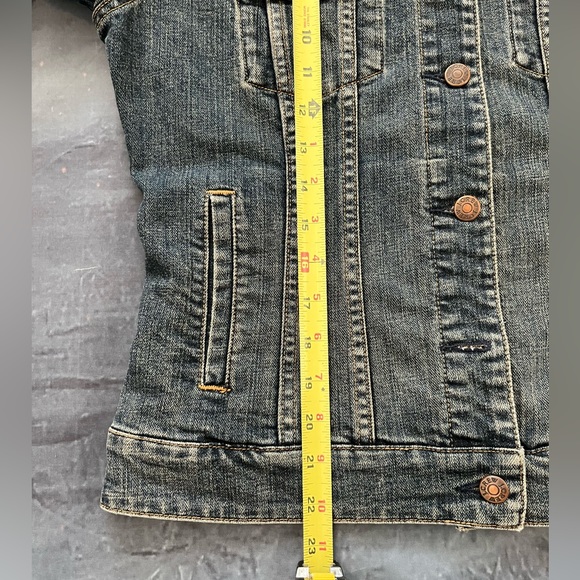 VINTAGE J CREW DENIM JACKET SIZE MEDIUM - Picture 10 of 10
